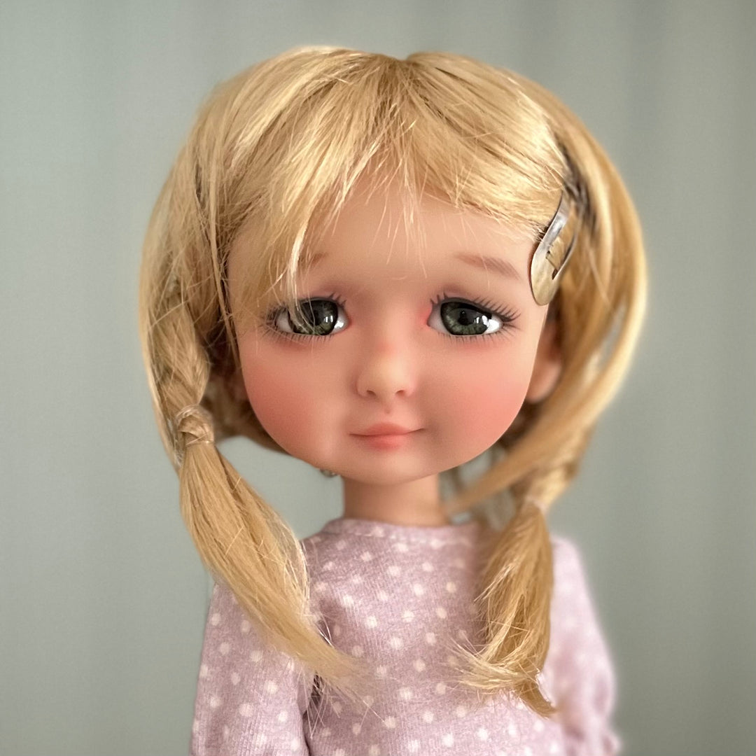 7-8inch Braids Doll Wig (blonde)