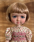 7-8" Short Strawberry Blonde Doll Wig