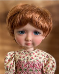 7-8" Short Red Doll Wig